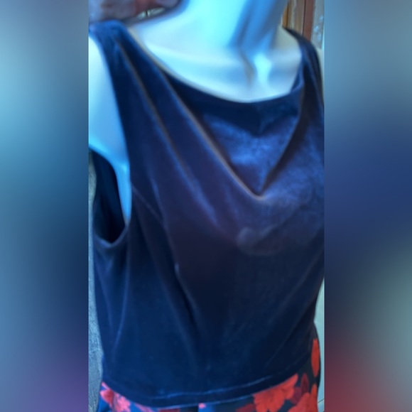 Chaps red flower midi dress - Picture 4 of 6